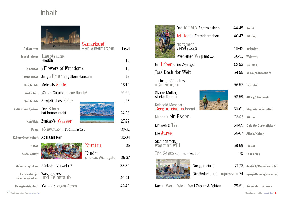 Seidenstraße - Kirgistan, Tadschikistan, Usbekistan